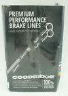 Goodridge smm0110-4p-bk premium performance brake line - open box read listing