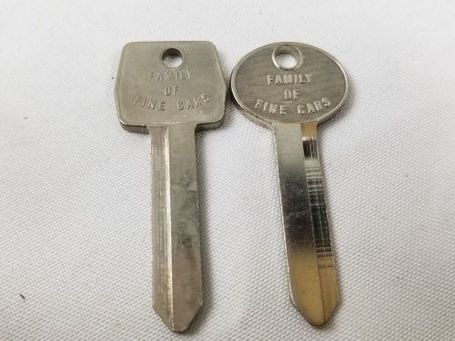 Ford key blank set, oem