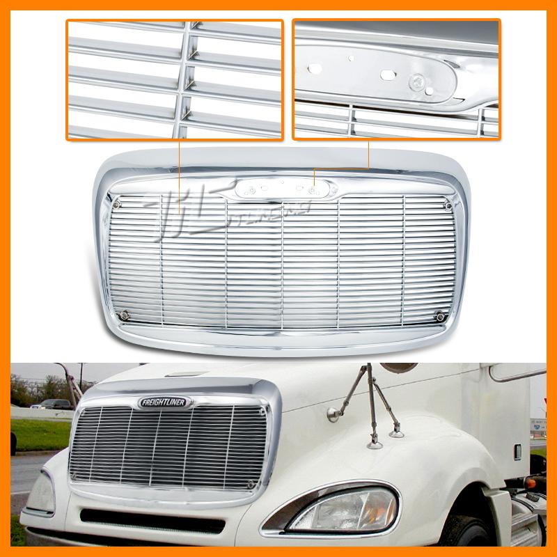 2000-2008 freightliner truck chrome billet style front upper grille new grill