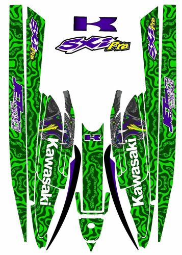 Jetski kawasaki 750 sxi 92-98 graphics set / kit decal / stickers