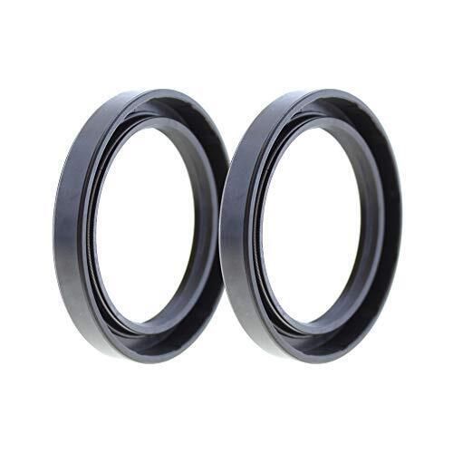 Rotary shaft tc oil seal 55x75x10 nbr double lip with garter spring [set of 2]