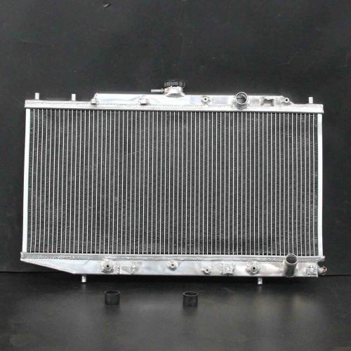 Radiator for honda civic crx dx lx 1.5l 1.6l l4 1988-1991 aluminum 2 row at 886