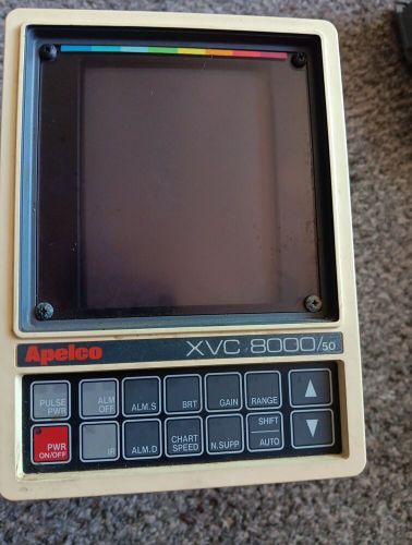 Vintage apelco xvc8000 video fishfinder electronic computer fish.