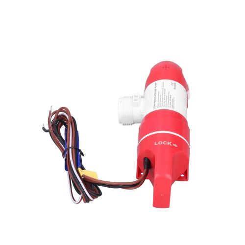 Low profile bilge pump 1100gph/4160lph electric automatic stainless steel dc12v