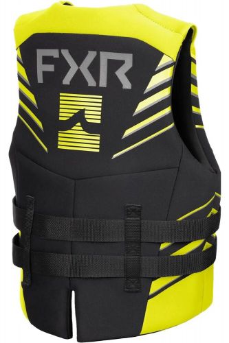 Fxr podium adult life jacket black/hi-vis xs