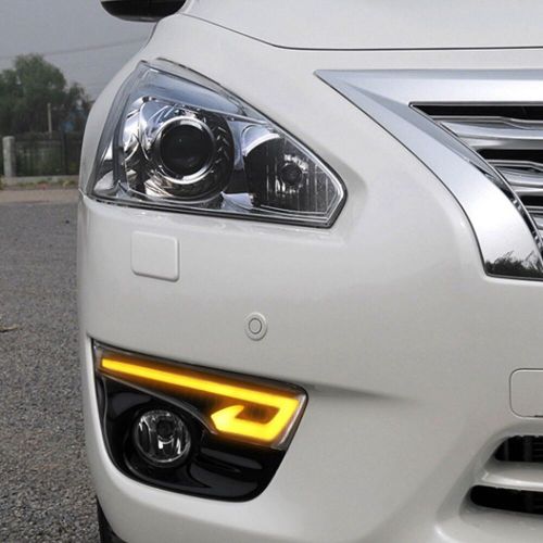 For nissan altima 2013-2015 led drl fog light daytime running signal lamps 2pcs