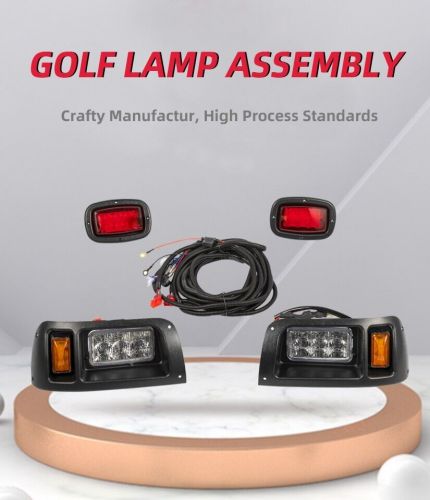 Golf cart led light kit headlights &amp; tail lights kit for club car ds 1993 up