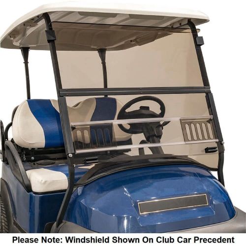 Ezgo rxv golf cart 2008-up tinted folding front windshield w/ vents