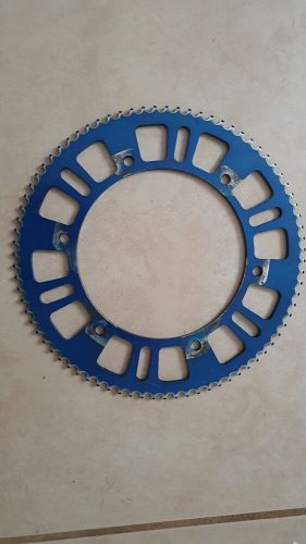 Sprocket alloy 219 7075 t6 blue 79t 79 teeth kart