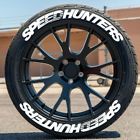 Tire lettering stickers speedhunters for 15&#034;-24&#034; height 1.38in 8 sets