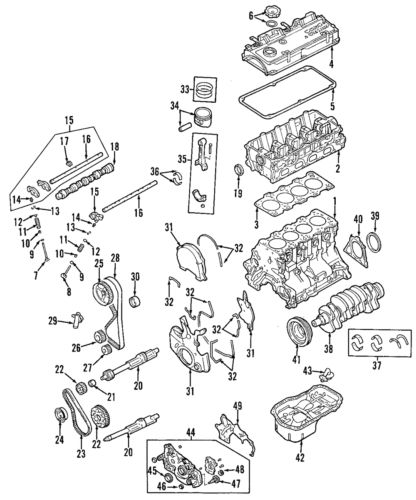 Genuine mitsubishi engine connecting rod bearing 1115a414