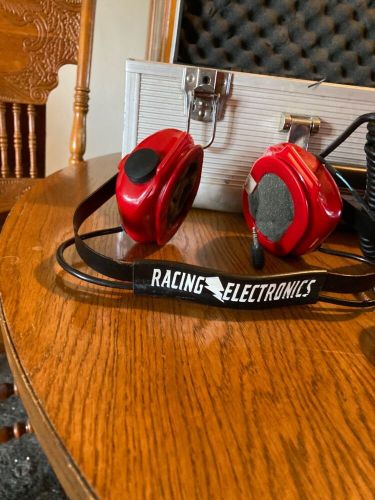 Racing electronics headset with intercom