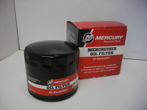 Mercury marine mercruiser 35-866340k01 oil filter oem v8 &amp; 4 cylinder oem