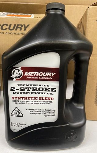 Mercury premium plus 2-stroke marine oil case of 3 gallons 92-858027k01