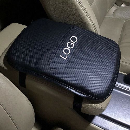 Embroidery for gti carbon center console armrest cushion comfort mat pad cover