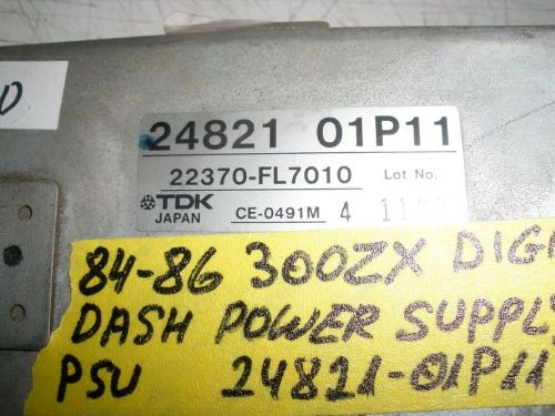 84-86 nissan 300zx digital dash power supplay psu 24821-01p11  (( box-3748 ))