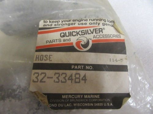 N38a mercury quicksilver 32-33484 water pump hose oem new factory boat parts