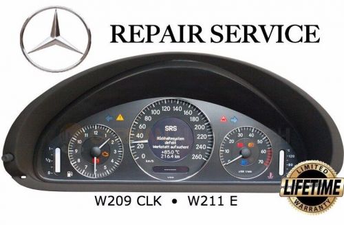 Repair service for mercedes benz w209 clk w211 instrument speedometer cluster