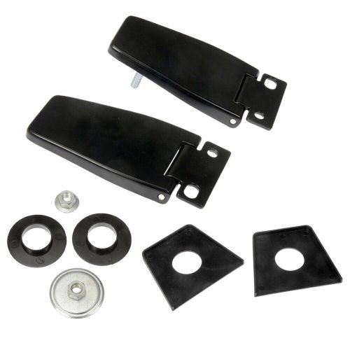 Brand new metal black liftgate glass hinges for jeep wrangler yj tj lj 1987-2006