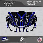 Graphics kit for yamaha rhino 450/660/700 2004-2013 electron- blue 16 mil