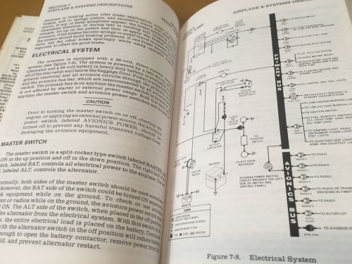 1985 cessna 185 skywagon a185f pilot&#039;s information manual