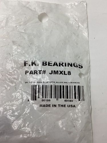 F.k. bearings  1/2&#034; left high strength alloy male rodend jmxl8