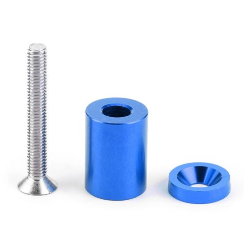 (blue)aluminum alloy hood vent spacers screws kit modified parts racing car red