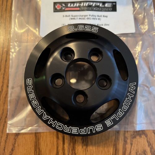 Whipple  3.625- 6 rib gen 5 supercharger pulley