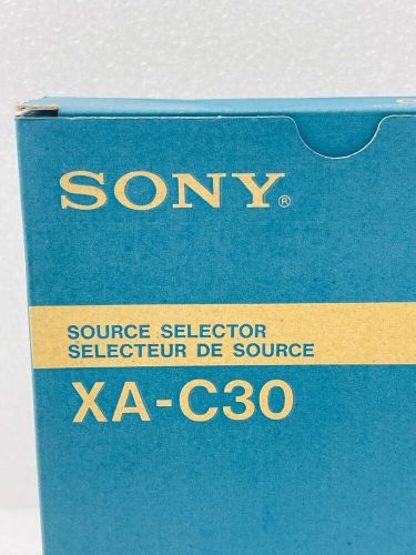 New open box sony xa-c30 source selector selecteur de source / free shipping