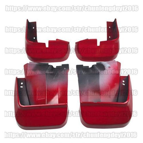 For honda civic 8th 2006-2011 sedan mud flaps splash guards mudguard red 4pcs