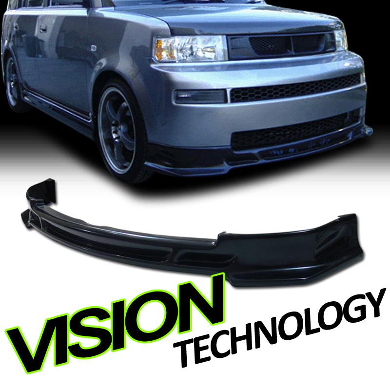 03 04 05 06 07 scion xb/bb 5d/5dr jdm blk abs front bumper lip spoiler body kit