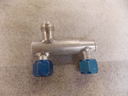 Peterson fluid 2 stage dry sump oil pump manifold with -12 an fittings