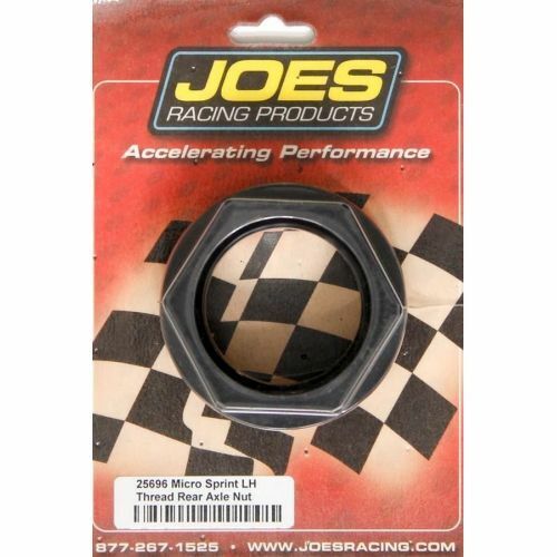 Joes racing products 25696 micro sprint rear axle nut - left hand thread