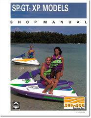 1991 seadoo sp, gt, xp service repair manual