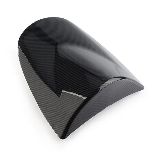 Carbon fiber look rear passenger seat back cowl fit kawasaki zx6r 2003-04