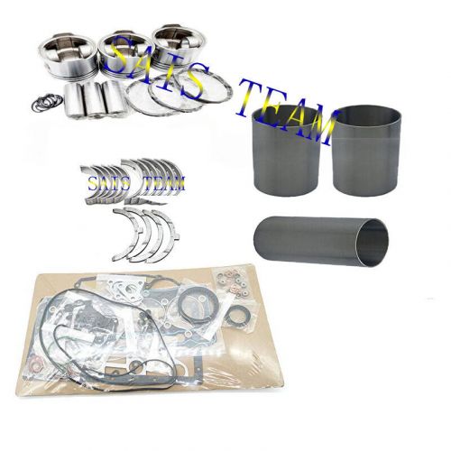 S3l engine overhaul rebuild kit w/liners, pistons, gasket kit for mitsubishi