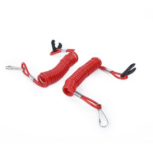 2pcs 1.6m boat kill switches key lanyard rope for mercury  honda hot sale