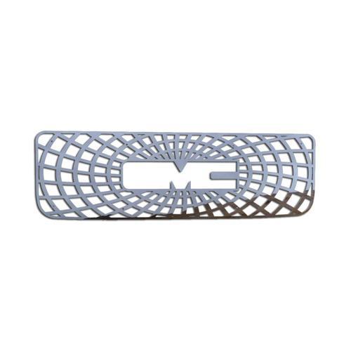 Gmc suburban 94-98 stainless spider web front metal grille trim cover insert