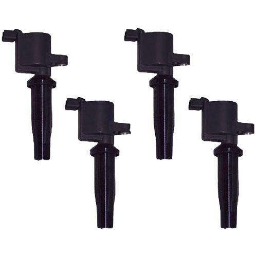 Ignition coil - set of 4 - ford mazda mercury - 2.0l 2.3l 4cyl dohc dg-507 - new