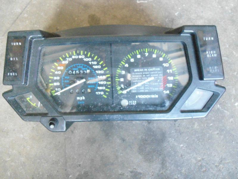 1987 kawasaki ninja zx750 zx 750 speedometer gauges instrument cluster