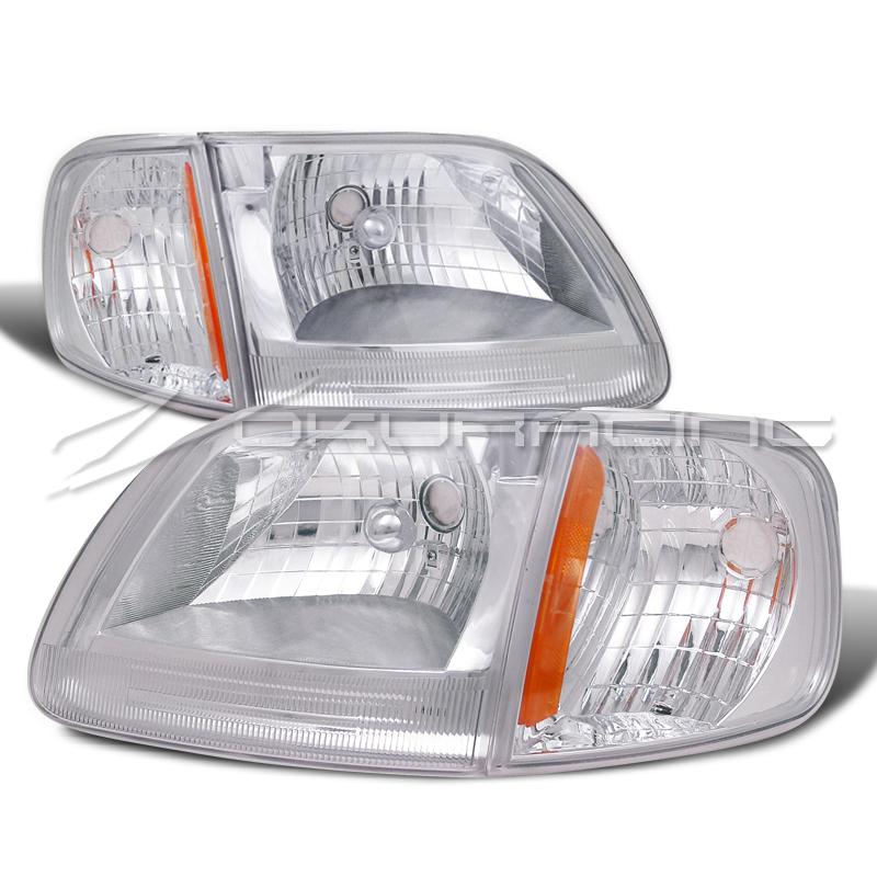 1997-2003 ford f150/expedition headlights+corner signal lamps set