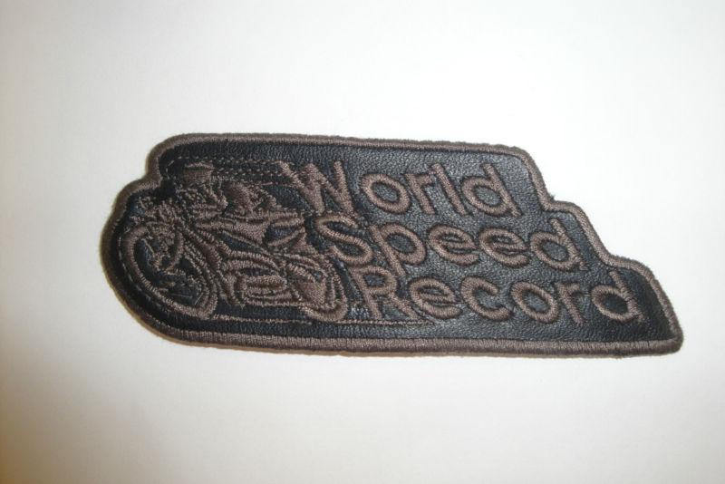 Bmw - speed record sew on badge~nr~new~76738521308