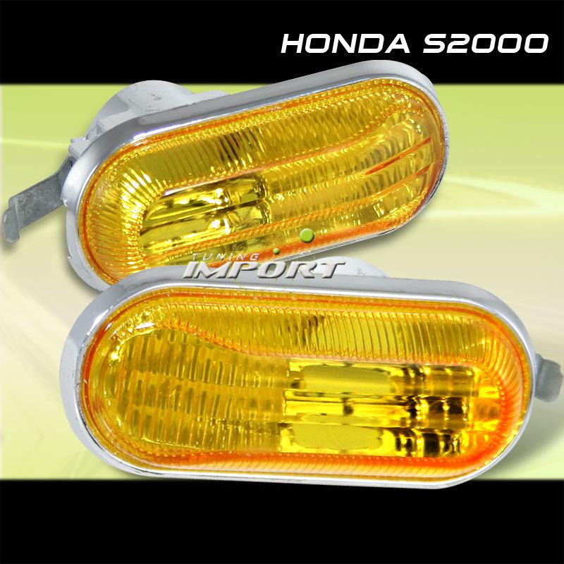 Acura 90-01 integra yellow amber side marker signal lights lamp parking turning 