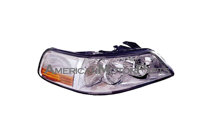 Right passenger side replacement headlight hid type 05-08 lincoln town car