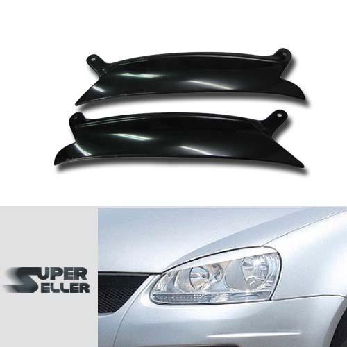 Volkswagen golf mk5 03-08 headlight lamp cover eyelids trim eyebrows☜