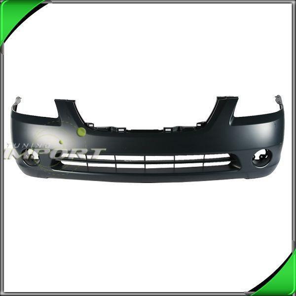 02-04 nissan altima front bumper fascia cover primed plastic w/ fog lamp holes