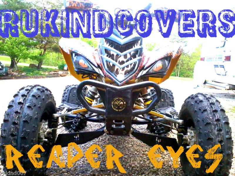 Raptor yamaha yfm 700 quad reaper eyes headlight covers rukind 