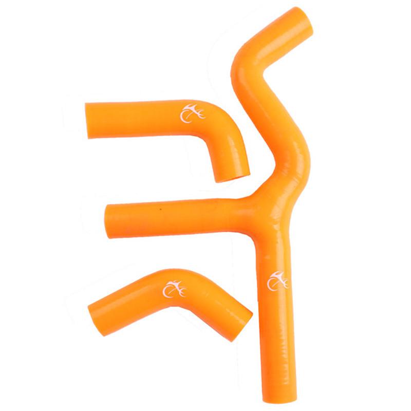 For ktm 450sx 525sx silicone orange radiator hose kit 2003 2004 2005 2006