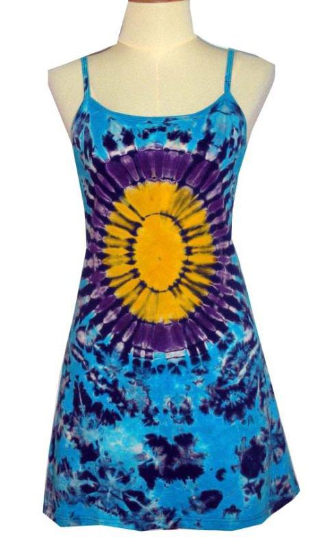 Funky gothic flower star rock lady women beauty party day tank top dress sz s