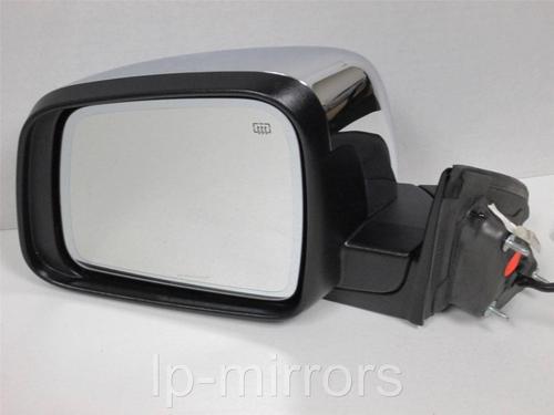 2011 2012 dodge durango jeep cherokee driver signal mirror auto dim chrome 2